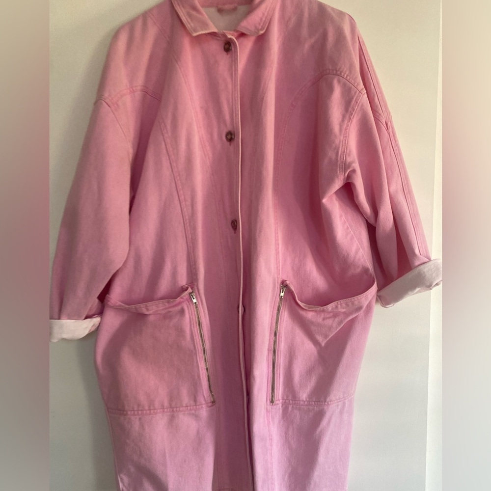 Vintage Pink Denim Jacket